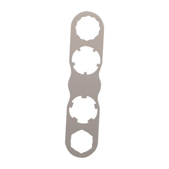 Llave para pedales de bicicleta, herramienta práctica para quitar pedales de bicicleta, mantenimiento, reparación de piezas resistentes, instalación y Plata