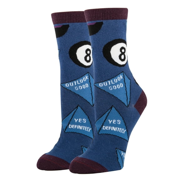 Oooh Yeah Women's Novelty Crew Socks, Funny Crazy Fashion Socks, Ask Me