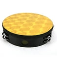 thumbnail image 2 of Hand Tambourine, Rustling Sound Double Row Comfortable Hand Grip Double Row Color Hand Tambourine  For Kids For Adults For Children, 2 of 8