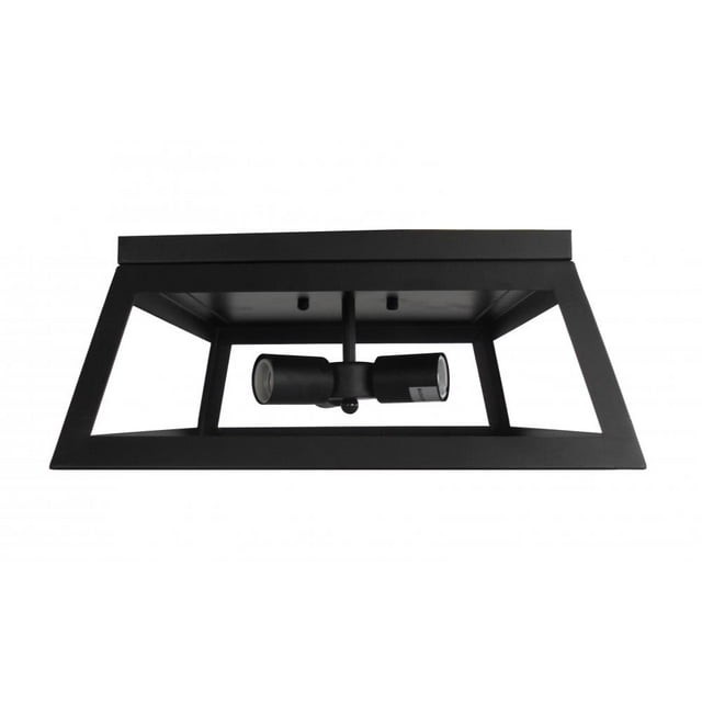 Whitfield Lighting FM480-14BK MIRA FAMILY FLUSHMOUNT 14" BLACK