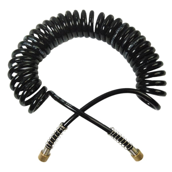 Master Airbrush 10' Recoil Recoiling Airbrush Air Hose with Standard 1/