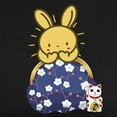 thumbnail image 3 of CafePress - Japanese Style Rabbit With Purse T Shirt - Womens Tri-blend T-Shirt, 3 of 4