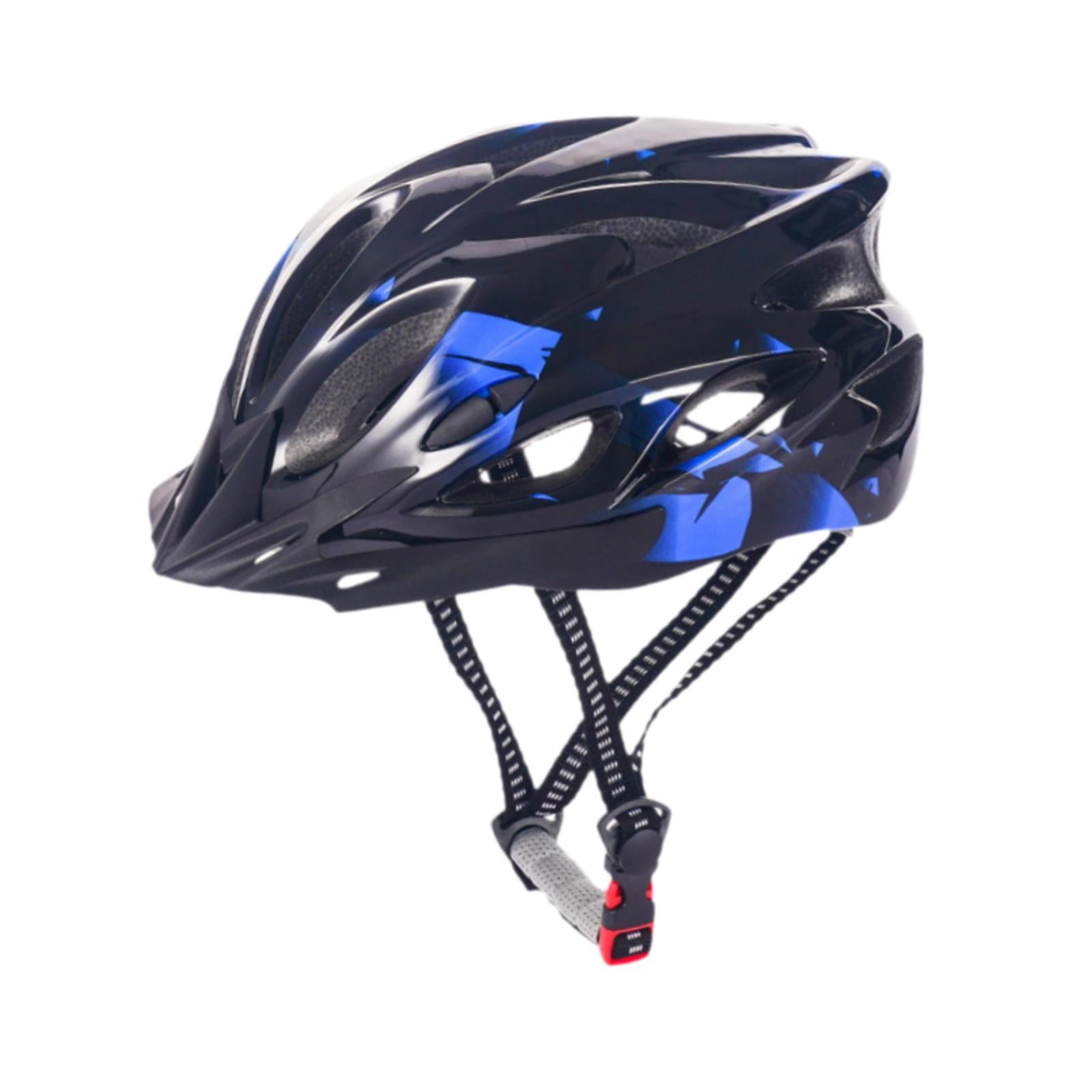harayaa Adult Bike Helmet Road Bicycle Helmet Adjustable Straps Detachable Inner Bicycle Blue
