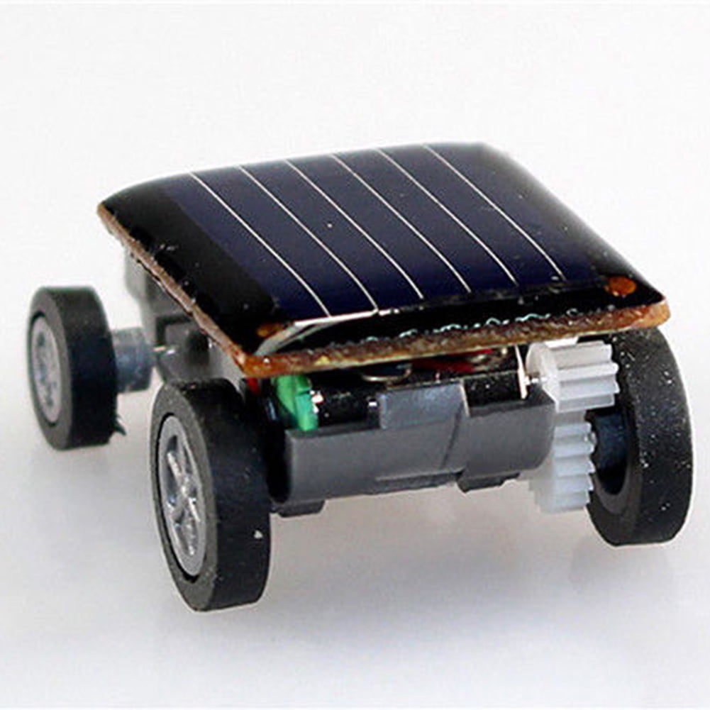 Smallest Solar Powered Robot Racing Car Vehicle Educational NE E2K0 Gadget L0O7 