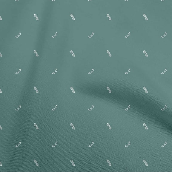 oneOone Polyester Spandex Teal Blue Fabric Sunglasses Sewing Fabric By The Yard Printed Diy Clothing Sewing Supplies 56 Inch Wide