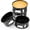 Black-6 Inch, variant on Round Cake Pan Black 6 Inch Carbon Steel Cheesecake Baking Tool