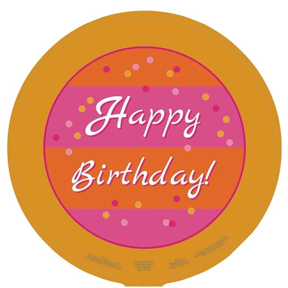 Harnel 18" Birthday Mylar Balloons for all ages - Pack of 10
