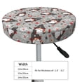 thumbnail image 2 of Uemuo Halloween Gnome Pattern Round Bar Stool Seat Covers Washable Stool Cushion Slipcover Elastic Bar Chair Covers-12 inch, 2 of 7