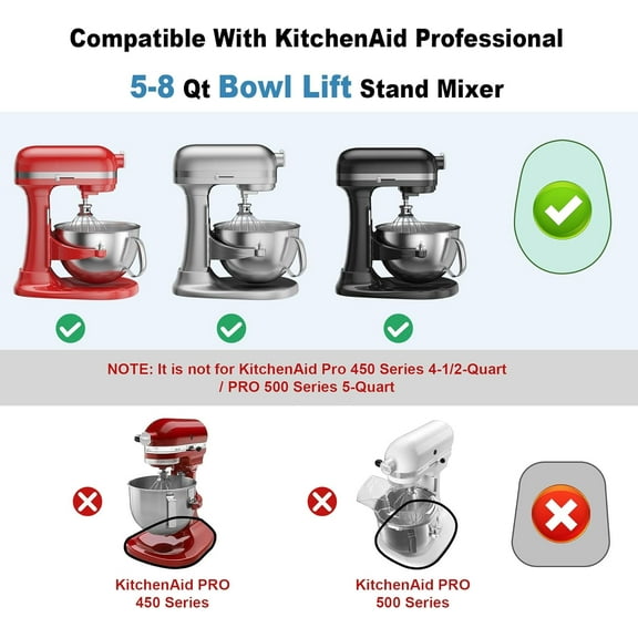 YUYAN-Food-Grade Bamboo Mixer Slider: For KitchenAid 5-8 Qt Bowl Lift Stand Mixer. Appliance Sliding Mat For Artisan, Kitchen Countertop Storage Accessories (Moving Tray)