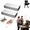 2pcs, variant on BBQ Smoker Box For Smoking, Stainless Steel BBQ Meat Grilling Box for Wood Chips, Smoky Flavor Grilled Meat and Fish For Gas, Electric Or Charcoal BBQ-Grill, Outdoor Grilling Accessories for Men