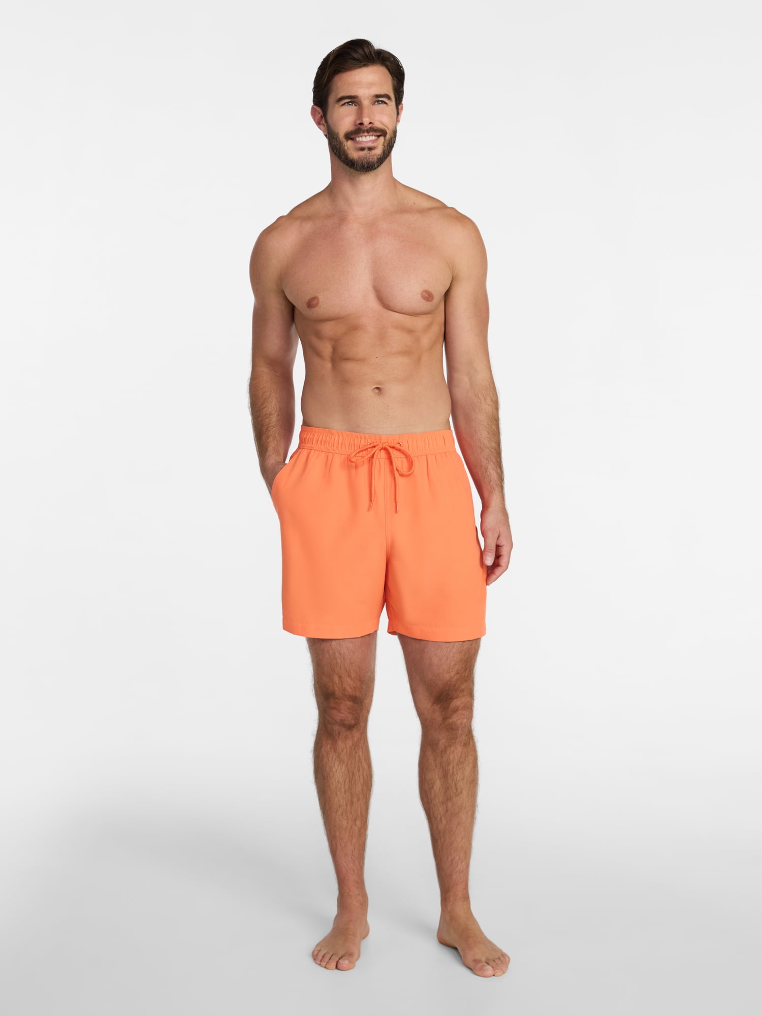 George Men's and Big Men's Swim Trunks, 6" Inseam, Sizes S-5XL