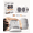 Gray, variant on 2026 Triple Fusion Cordless Rechargeable Back Massager with Heat, Vibration & Spinal Traction, Wireless Lumbar Support Pillow for Lower Back Pain & Sciatica Relief, Black