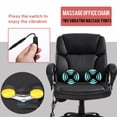 thumbnail image 2 of BestOffice Manager's Chair with Lumbar Support & Swivel, 400 lb. Capacity, Black, 2 of 7