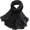 Black-l, variant on Women Sheer Chiffon Sunscreen Scarf Shawls Summer Lightweight Spring Plus Scarves Wraps for Beach Travel 28x70in