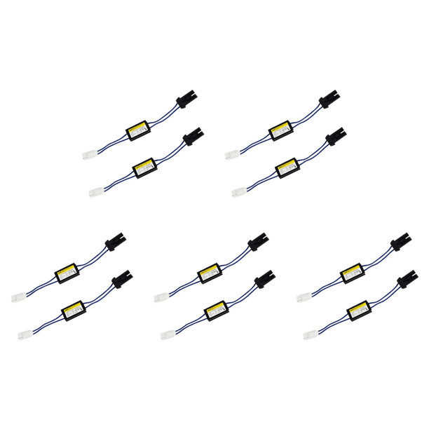 Cable Decodificador Canbus T10 Universal Advertencia Resistencia Carga LED 12V 2 Uds.