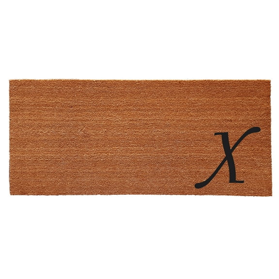 Urban Chic Monogram Doormat (Letter X)