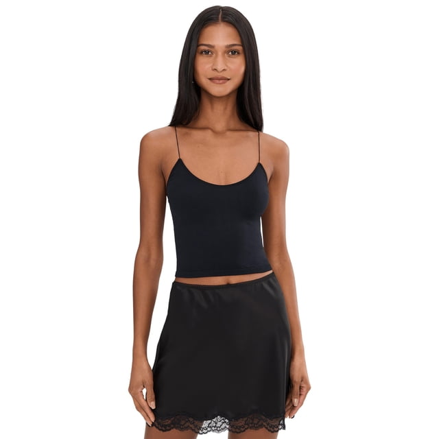 Bralette Sin Costuras Skinny Strap Negro XS-S Free People