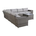 thumbnail image 5 of Living Source International 10-Piece Sectional Set with Cushions in Gray, 5 of 5