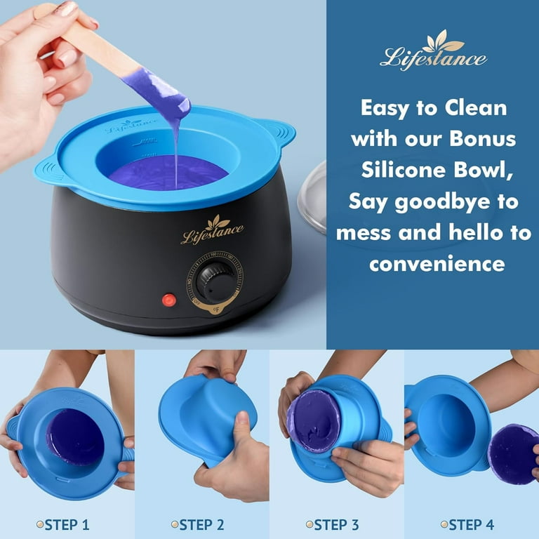 Zacro Waxing Kit For Women And Men, Wax Warmer For Hair Removal With Hard Wax Beads, Digital