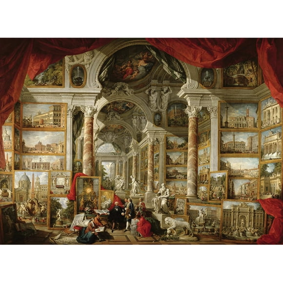 Anatolian Puzzle - Gallery with Views of Modern Rome, 4000 Piece Jigsaw Puzzle, #5204