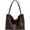 Coffee, variant on Womens Retro Tote Bag Soft Vegan Leather Shoulder Bag Large Purse Y2k Handbag Casual Work Top Handle Satchel