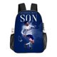 thumbnail image 4 of Son Heung-minMochila transparente temática, resistente y duradera, bolsa see-through para trabajo, deporte, universidad y viaje, 31 × 43 cm, 4 of 6