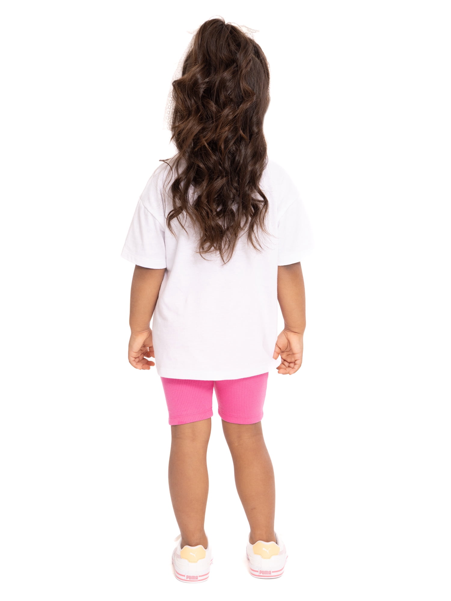 Care Bears Toddler Girls Graphic Tee and Biker Shorts Set, 2-Piece, Sizes 12M-5T