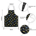 thumbnail image 3 of Cartoon Construction Vehicles Stars Black Pattern Kids Aprons for Girls and Boys,Adjustable Neck Strap Toddler Aprons for Kids Cooking Baking, 3 of 6