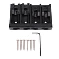 thumbnail image 2 of 4 String Bass Bridge Fully Adjustable Zinc Alloy Bridge Assembly for Jazz Electric Bass with Hex Wrench, 2 of 7