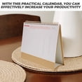 thumbnail image 2 of Shisuyan Calendrier de Bureau Base Triangulaire Calendrier Debout Lot de 1, 2 of 8