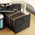 thumbnail image 6 of DRAZUNO File Cabinet with Lock 4 Drawers Fits Files A4/Letter Size Adjustable Shelf, 6 of 8