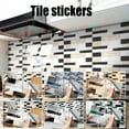 thumbnail image 2 of CAROOTU 3D Tile Backsplash Stickers Waterproof Self-Adhesive Peel Creative Home Beautification Designed for, 2 of 7