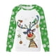 thumbnail image 4 of Sudaderas de Cuello Redondo de Navidad Para Mujer Imprimir Blusa Informal de Manga Larga Tops Odeerbi ODB207149, 4 of 4