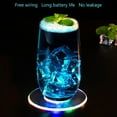 thumbnail image 6 of CUTELOVE 3pcs Mini Glow Coaster LED Bottle Light Christams Festival Nightclub Bar Party Vase Decoration LED Glorifier Drink Cup Mat NORBI, 6 of 6