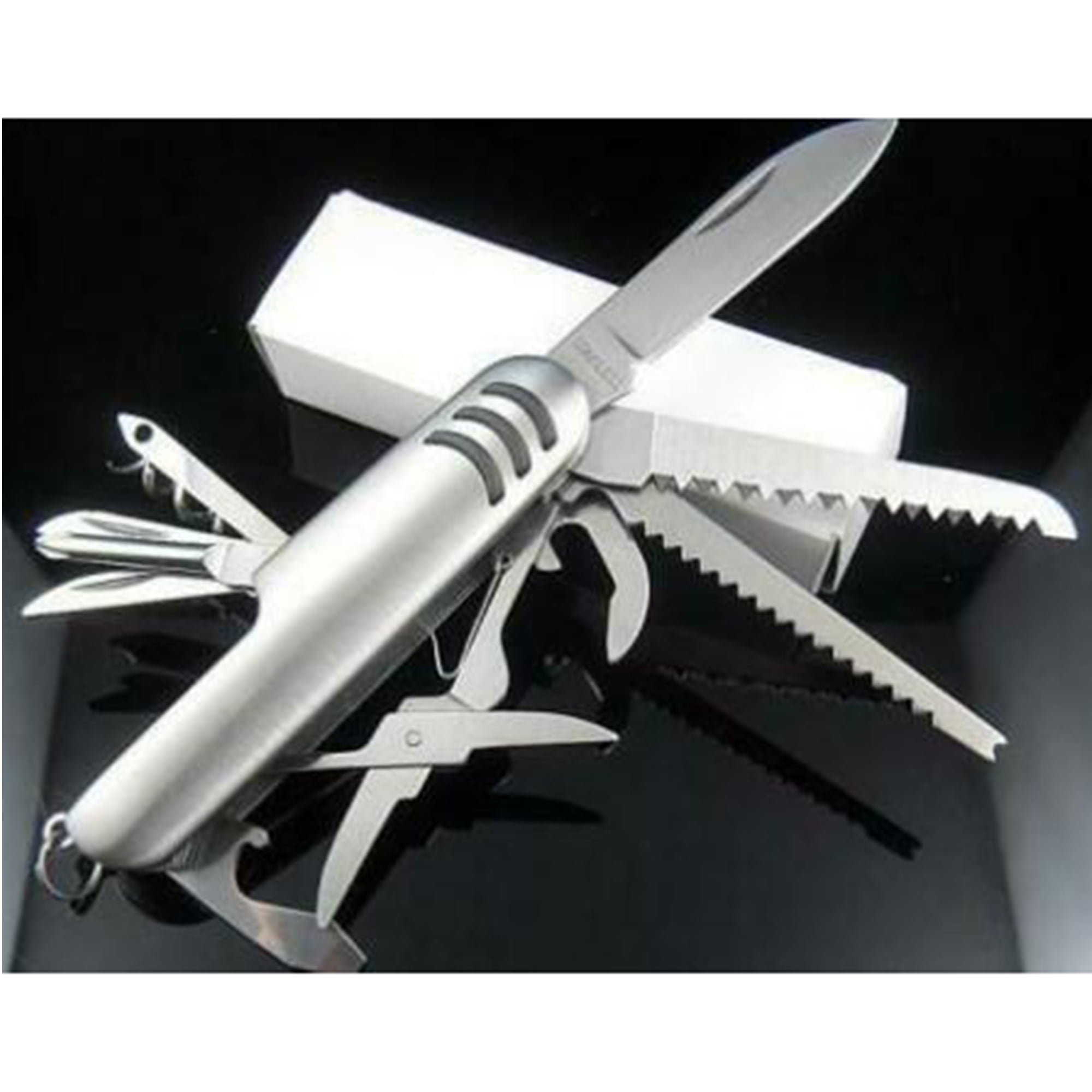 SHCKE Multitool Stainless Steel Pocket Knife Pocket Hunting Camping