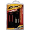 thumbnail image 2 of Accudart Double In Soft Tip Dart Set Includes Flights, Shafts, Nickel Barrels, and Dart Case, 2 of 2