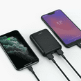 thumbnail image 5 of Aukey 10000mAh Dual Port Portable Light Weight Fast Charging Power Bank (PB-N66)- Black, 5 of 5