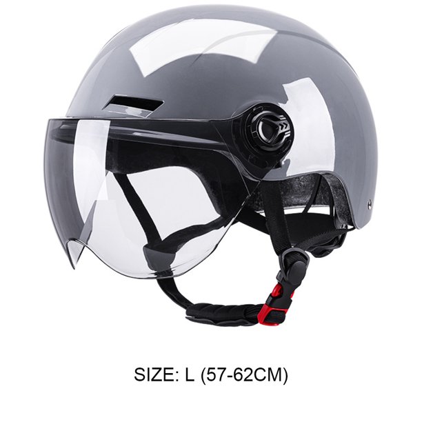 Casco Adultos Bicicleta Casco Duro Espejo Equitación Ajustable para Deporte Al Aire Libre Gris Sywqhk Accesorios para bicicletas