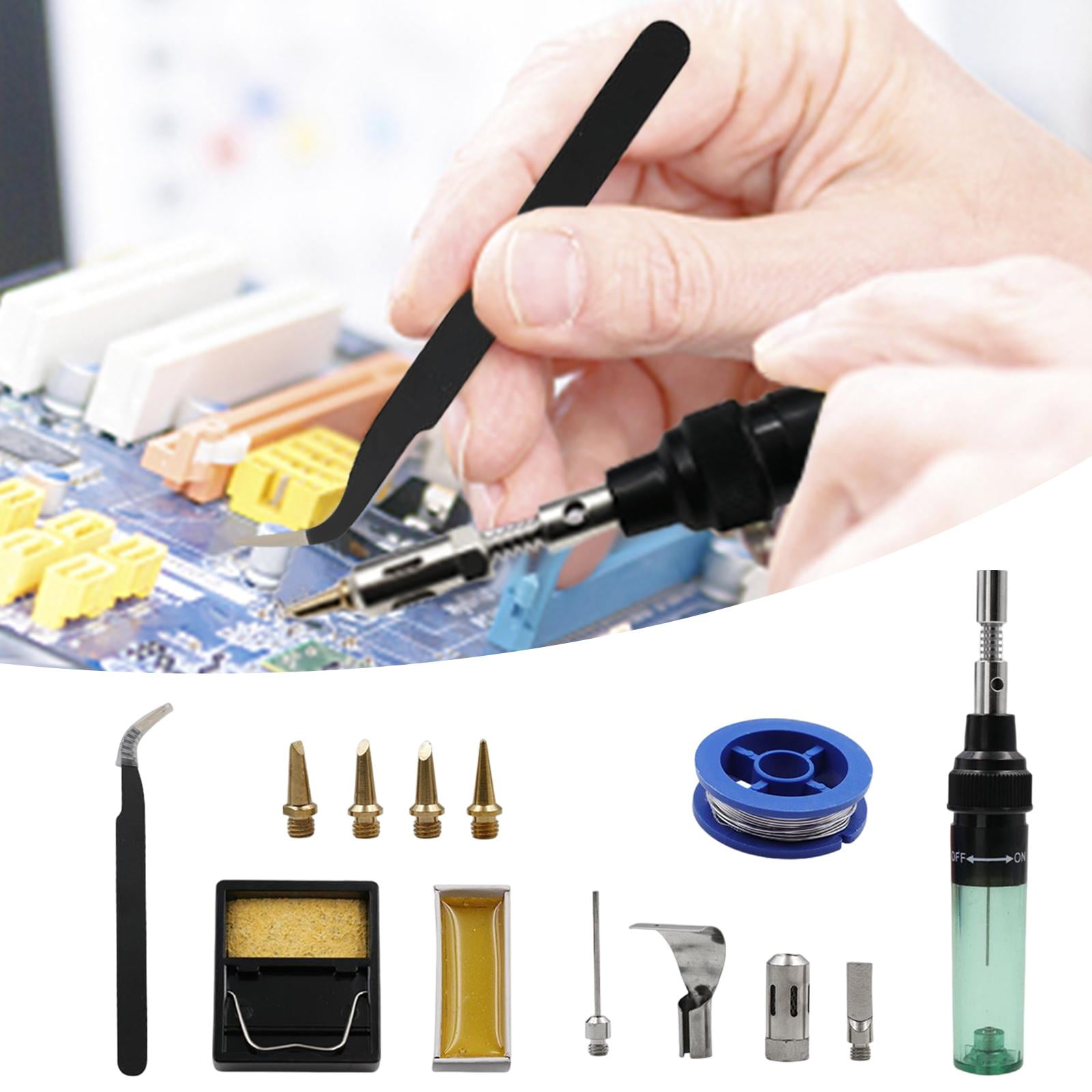 Nishiyuenyi Gas Soldering Iron Soldering Pen Welding Repair for Jewelry Repair Circuit Board