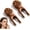 2pcs, variant on Yilia Scarab Acupressure Tool, Sandalwood Brass Bead Massager Acupressure Pen Ear Massager Facial Reflexology Tool Face Stick Fascia Tool for Daily Massage and Relaxation (1pc)