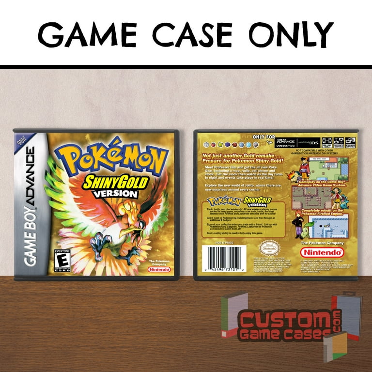 Pokemon™ Shiny Gold - (GBA) Game Boy Advance - Game Case with Cover 