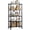 Black, variant on 5 Tier Foldable Storage Shelves with Wheels, Large Capacity Shelving Unit, Freestanding Metal Wire Shelf Rack, No Assembly Organizer Rack for Garage Kitchen, Basement, Pantry(Black)