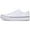 White, variant on Women's Platform White Canvas Shoes - Comfort Lace-Up Fashion Sneakers