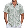 thumbnail image 3 of Hawaiian Shirt for Men Short Sleeve Floral Button Down Shirt Tropical Casual Summer Beach Shirts, 3 of 3