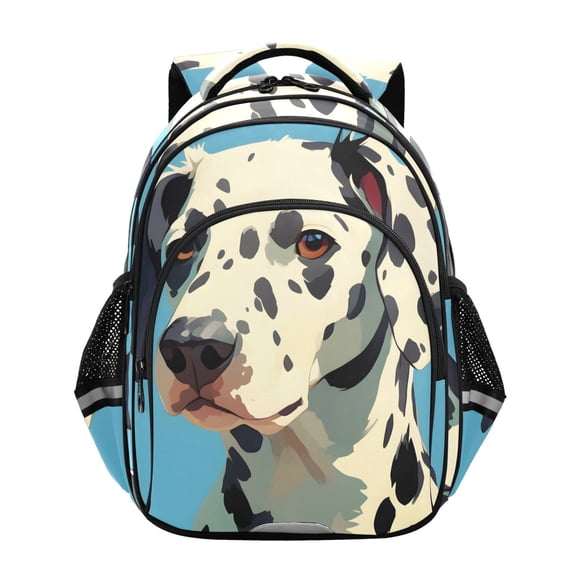 ALAZA Dog on Blue School Backpack Elementary Bag Bookbag Travel Rucksack