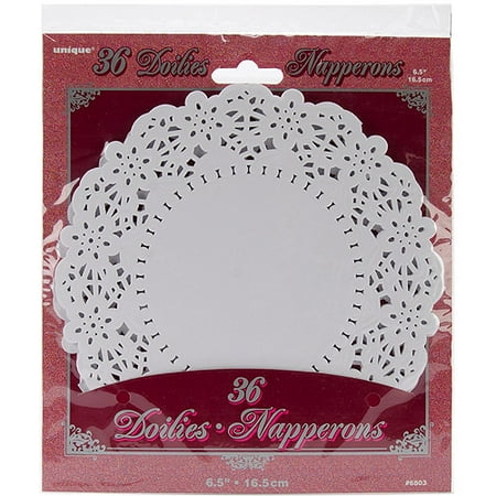 Round White Lace Paper Doilies