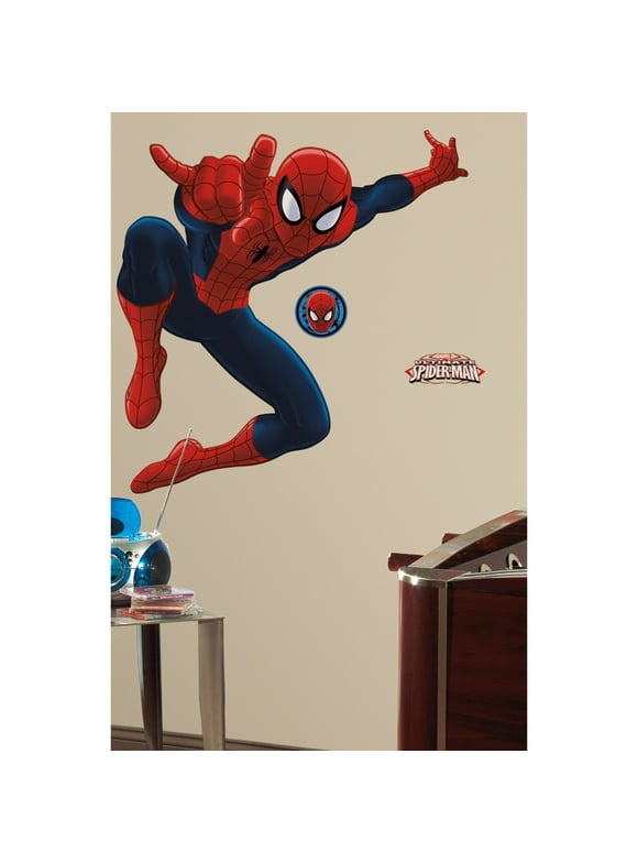 Ultimate Spiderman Peel & Stick Giant Wall Decal