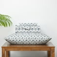 thumbnail image 5 of Modern Threads 3-Piece Kashmir Rose Blue Printed Microfiber Adult Sheet Set, Twin, 5 of 9