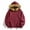 Wine, variant on LEBONYARD Men's Trendy Zipper Plush Hooded Warm Comfortable Long Sleeve Loose Fitting Solid Colored Large Pockets Outdoors Sports Sweatshirts Jacket