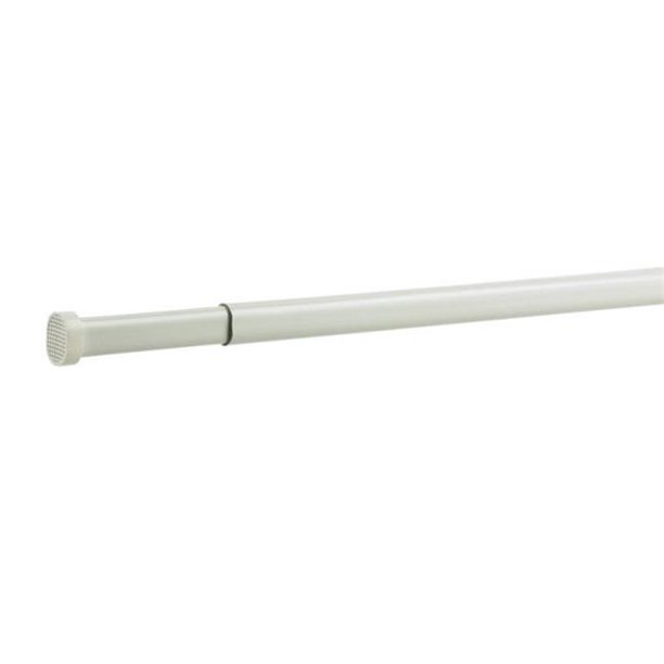 KN618 48 86 in. Levolor Oval Spring Tension Rod White